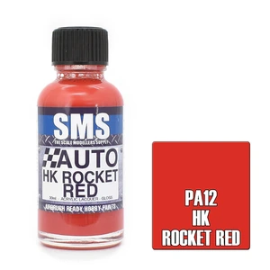 SMS PA12 Auto Colour HK Rocket Red Paint 30mL
