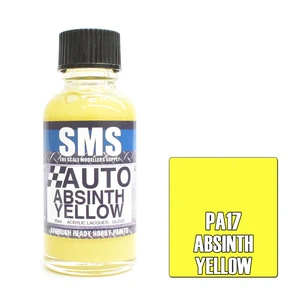 SMS PA17 Auto Colour Absinth Yellow Paint 30mL
