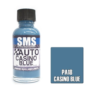 SMS PA18 Auto Colour Paint Casino Blue Gloss 30mL