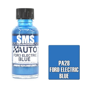 SMS PA28 Auto Colour Ford Electric Blue Paint 30mL
