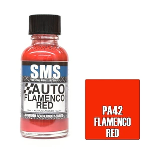 SMS PA42 Auto Colour Flamenco Red Paint 30mL