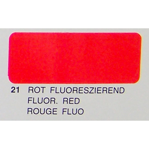 Profilm Fluro Red 2 meters PFFLRED21