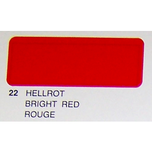 Profilm Bright Red 2 meters PFRED22