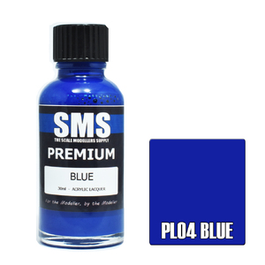 SMS PL04 Premium Acrylic Lacquer Blue Paint 30ml
