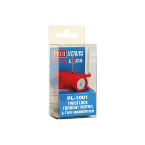 Peco PL-1001 Twistlock Point Motor with Twin Microswitch – Solenoid Turnout Motor to O Gauge
