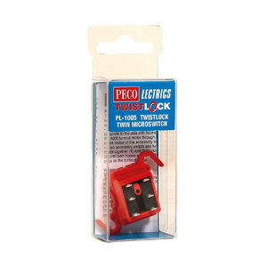 Peco PL-1005 Twistlock Twin Microswitch