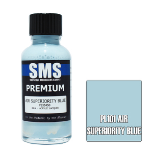 SMS PL101 Premium Acrylic Lacquer Air Superoirity Blue Paint 30ml