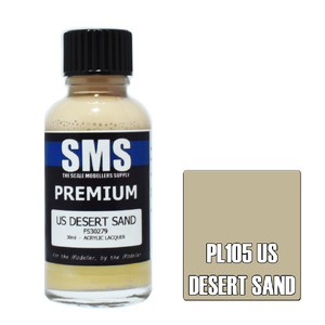 SMS PL105 Premium Acrylic Lacquer US Desert Sand Paint 30ml
