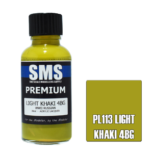 SMS PL113 Premium Acrylic Lacquer Light Khaki 4BG Paint 30ml
