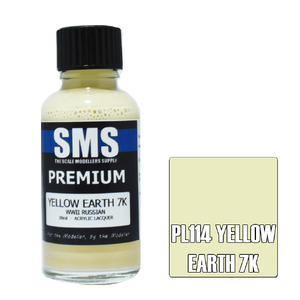 SMS PL114 Premium Acrylic Lacquer Yellow Earth 7K Paint 30ml