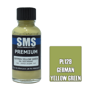 SMS PL129 Premium Acrylic Lacquer German Yellow Green 30ml