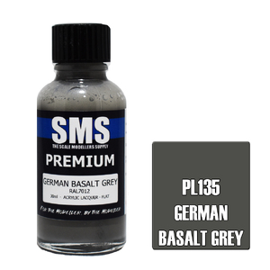 SMS PL135 Premium Acrylic Lacquer German Basalt Grey Paint 30ml