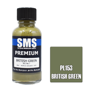 SMS PL153 Premium Acrylic Lacquer British Green SCC No.7 Paint 30ml
