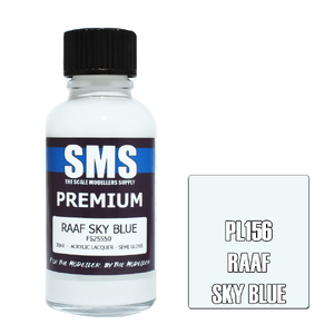 SMS PL156 Premium Acrylic Lacquer RAAF Sky Blue Paint 30ml