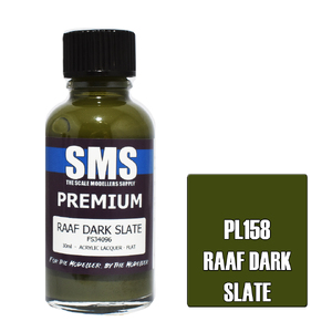 SMS PL158 Premium Acrylic Lacquer RAAF Dark Slate Paint 30ml