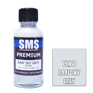 SMS PL160 Premium Acrylic Lacquer RAAF Sky Grey Paint 30ml