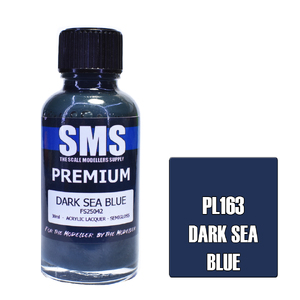 SMS PL163 Premium Acrylic Lacquer Dark Sea Blue Paint 30ml
