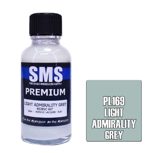 SMS PL169 Premium Acrylic Lacquer Admirality Grey Paint 30ml