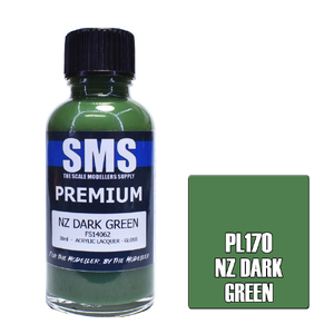 SMS PL170 Premium Acrylic Lacquer NZ Dark Green Paint 30ml