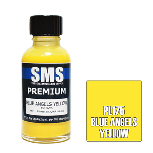 SMS PL175 Premium Acrylic Blue Angels Yellow Paint 30ml