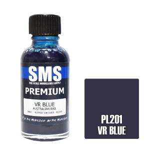 SMS PL201 Premium Acrylic Lacquer Australian Rail VR Blue Paint 30ml