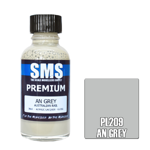 SMS PL209 Premium Acrylic Lacquer Australian Rail AN Grey Paint 30ml