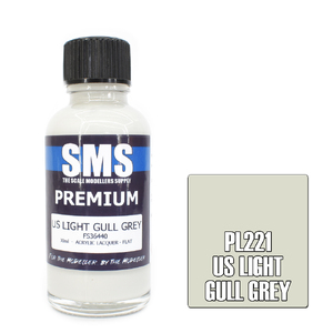 SMS PL221 Premium Acrylic Lacquer US Light Gull Grey 30ml