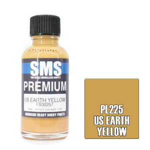 SMS PL225 Premium Acrylic Lacquer US Earth Yellow Paint 30ml