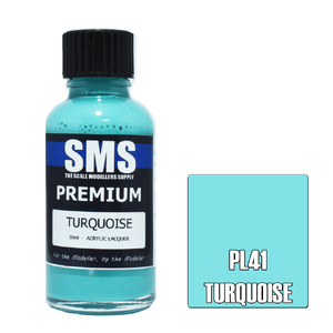 SMS PL41 Premium Acrylic Lacquer Turquoise Paint 30ml