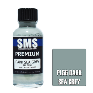 SMS PL56 Premium Acrylic Lacquer Deep Sea Grey Paint 30ml