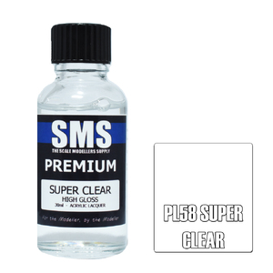 SMS PL58 Premium Acrylic Lacquer Super Clear Paint 30ml