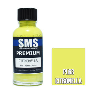 SMS PL63 Premium Acrylic Lacquer Citronella Paint 30ml