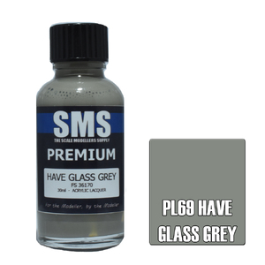 SMS PL69 Premium Acrylic Lacquer Have Glass Grey Paint 30ml