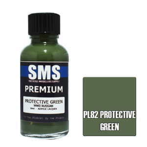 SMS PL82 Premium Acrylic Lacquer Protective Green Paint 30ml