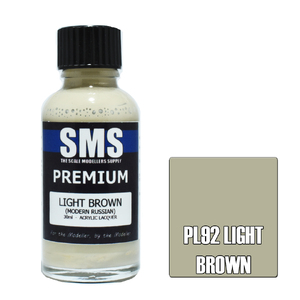 SMS PL92 Premium Acrylic Lacquer Light Brown Paint 30ml