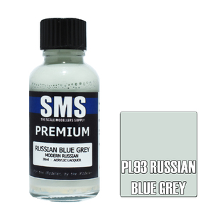 SMS PL93 Premium Acrylic Lacquer Russian Blue Grey Paint 30ml