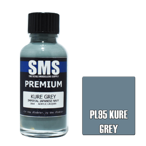 SMS PL95 Premium Acrylic Lacquer Kure Grey IJN  Paint 30ml