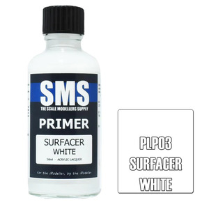 SMS PLP03 Primer Surfacer White Acrylic Paint 50ml