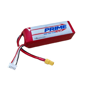 Prime RC 14.8V 4S 2200mAh 120C LiPo Battery Soft Case w/ XT60 Connector