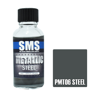 SMS PMT06 Premium Acrylic Lacquer Metallic Steel Paint 30ml