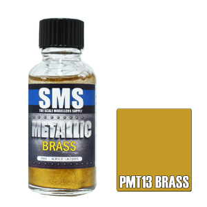 SMS PMT13 Premium Acrylic Lacquer Metallic Brass Paint 30ml