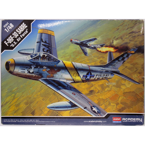 PRE-OWNED - Academy - F-86F-30 Sabre 1:48 Scale Model Plastic Kit #PO-ACA12276