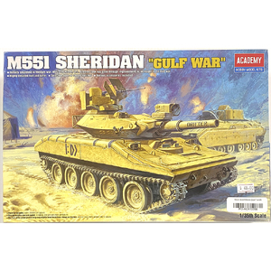 PRE-OWNED - Academy 13208 - M551 Sheridan Gulf War 1:35 Scale Model Plastic Kit