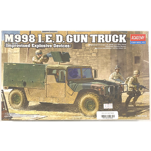 PRE-OWNED - Academy 13405 - M998 I.E.D. Gun Truck 1:35 Scale Model Plastic Kit