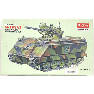 PRE-OWNED - Academy 1360 - M163A1/2 Vulcan SPAAG 1:35 Scale Model Plastic Kit
