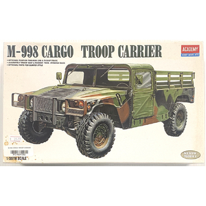 PRE-OWNED - Academy 1362 - M-998 Cargo/Troop Carrier 1:35 Scale Model Plastic Kit