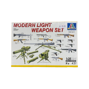PRE-OWNED - Italeri 421 - Modern Light Weapon Set 1:35 Scale Model Accessories
