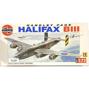 PRE-OWNED - Airfix 06008 - Handley Page Halifax BIII 1:72 Scale Model Plastic Kit