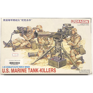 PRE-OWNED - Dragon 3012 - U.S. Marine Tank-Killers 1:35 Scale Model Plastic Kit