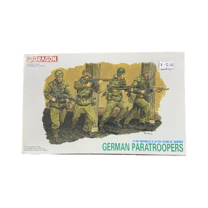 PRE-OWNED - Dragon 3021 - German Paratroopers 1:35 Scale Plastic Model Kit